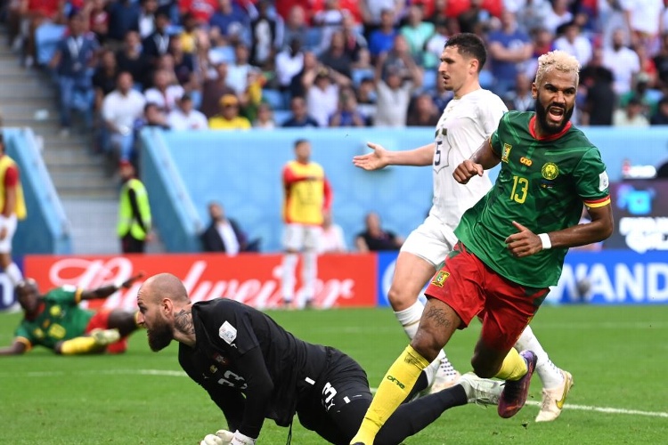¡Locura de partido! Camerún y Serbia empatan en lluvia de goles