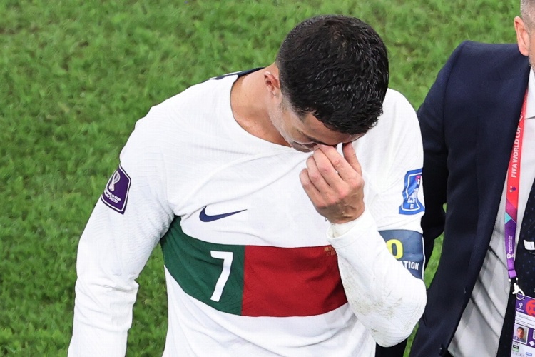 Cristiano llora, desconsolado, fue su último Mundial  (VIDEO)