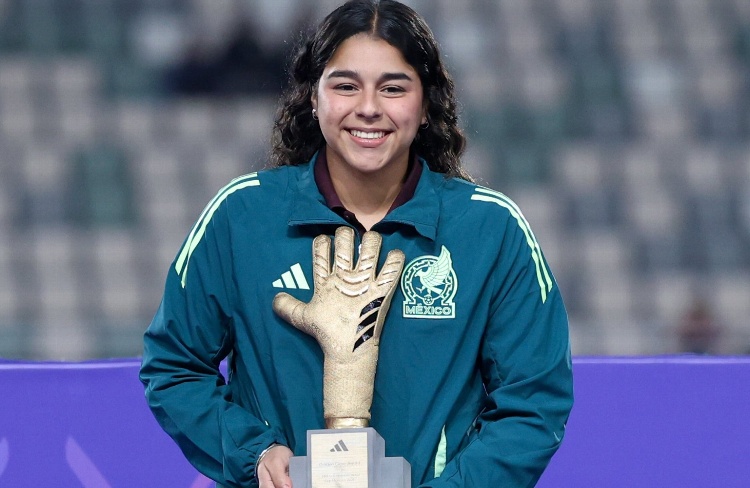 ¡Orgullo! La veracruzana Valentina Murrieta es elegida Guante de Oro del Mundial Sub-17