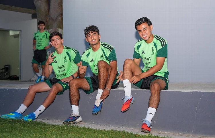 ¡Ya llegaron! La Selección Mexicana entrena en Veracruz previo a la Revelations Cup 